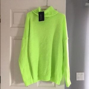 Fluffy knit sweater